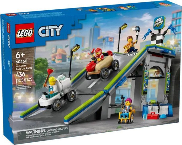 LEGO City Без ограничений: трасса с рампами для гоночных авто 60460