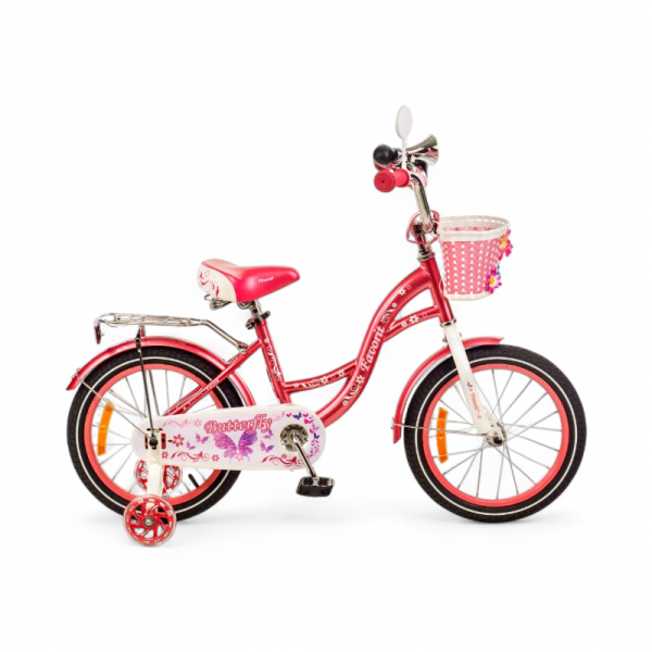Детский велосипед Favorit Butterfly 16 BUT-Y16RS Розовый/Белый
