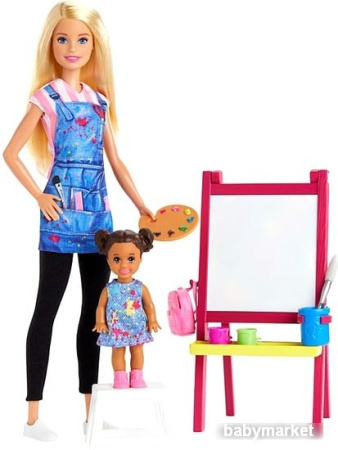 Кукла Barbie Учитель рисования GJM29