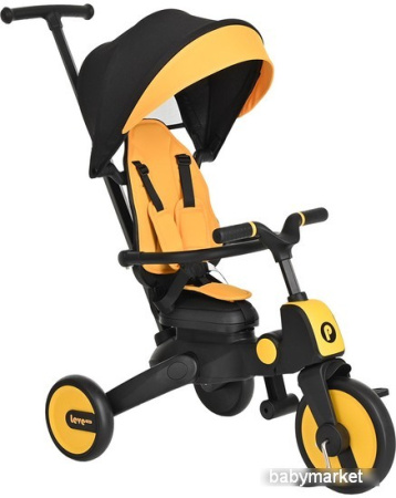 Детский велосипед Pituso Leve Lux (желто-черный)