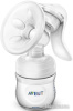 Купить Ручной молокоотсос Philips Avent Natural Comfort с бутылочкой для кормления SCD255/05 для детей - фото товара