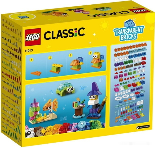 Конструктор Lego Classic Прозрачные кубики 11013 - детский товар