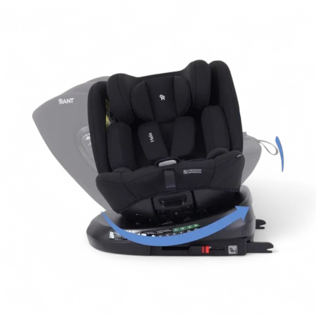 Детское автокресло Rant Helix Isofix AY819 Чёрный