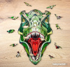 Пазл Eco-Wood-Art Ти-рекс в деревянной упаковке