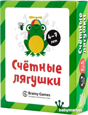 Развивающая игра Brainy Games Счетные лягушки УМ518