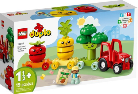 Конструктор Lego Duplo 10982 Трактор для перевозки овощей и фруктов