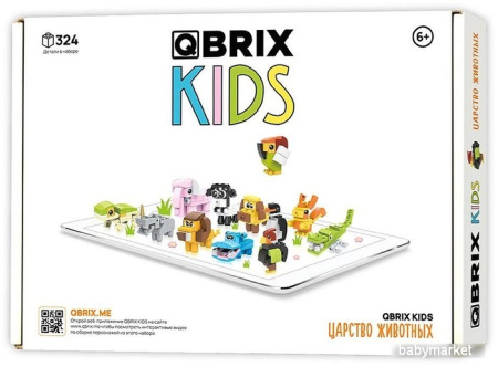 Конструктор QBRIX Kids Царство животных