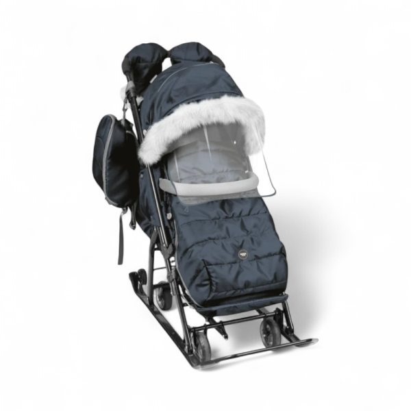 Санки-коляска Nika Ника Детям 7-5SК НД7-5SK/6 Графитовый