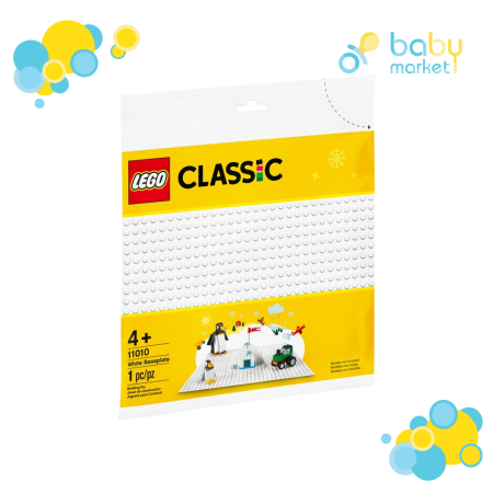 Конструктор Lego Classic Белая базовая пластина 11010