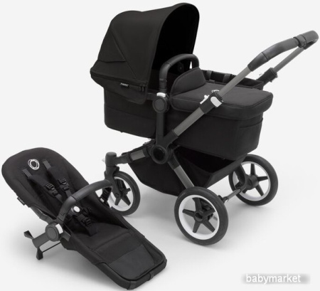 Универсальная коляска Bugaboo Donkey 5 (2 в 1, graphite/midnight black)