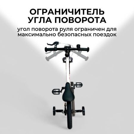 Беговел-велосипед Bubago Rollin BG-166-2 Серый