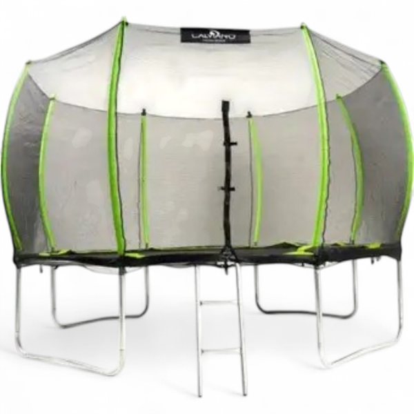 Батут Calviano Outside Master Green 374 см - 12ft (внешняя сетка, с лестницей)