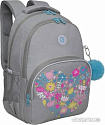 Школьный рюкзак Grizzly RG-360-7 (серый)