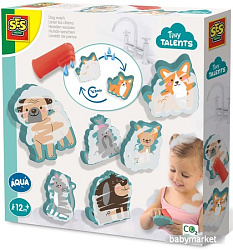 Набор игрушек для ванной SES Creative Tiny Talents Искупай собачек 13084