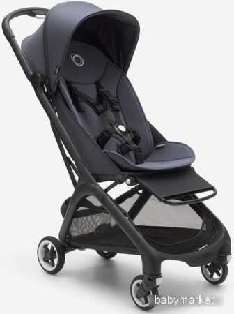 Коляска прогулочная «книга» Bugaboo Butterfly (black/stormy blue)