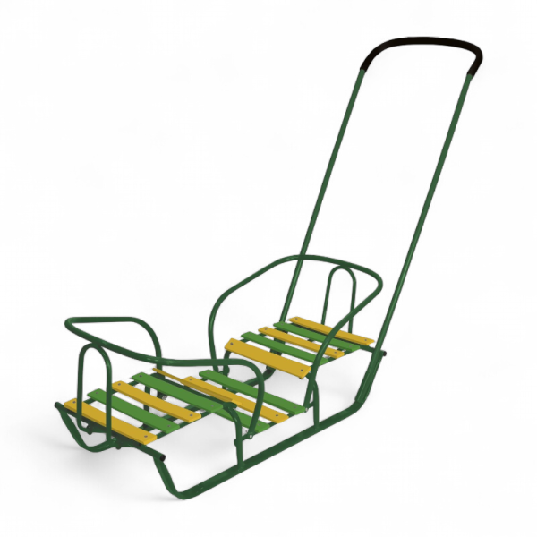 Санки Nika Санки-двойняшки Зелёный