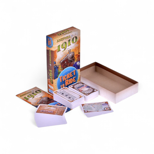 Дополнение к настольной игре Мир Хобби Ticket To Ride: Америка 1910 - детский товар