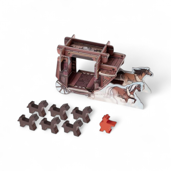 Дополнение к настольной игре Стиль Жизни Кольт экспресс. Лошади и Дилижанс - детский товар