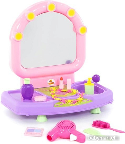 Туалетный столик игрушечный Полесье Салон красоты Милена 58805 (в коробке)