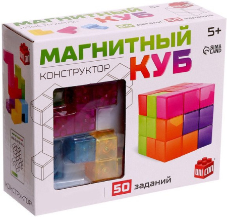 Магнитный конструктор Unicon Магический куб 9246726