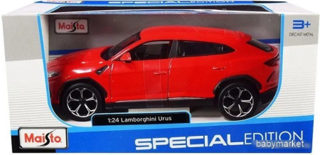 Внедорожник Maisto Lamborghini Urus 31519RD (красный)