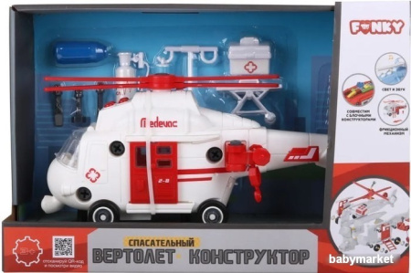 Конструктор Funky Toys FT62102 Спасательный вертолет