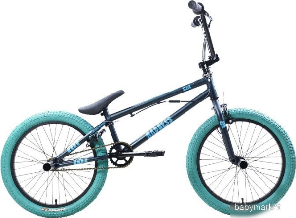 Stark Madness BMX 2 2025 (темно-еловый/матовый голубой/голубой)