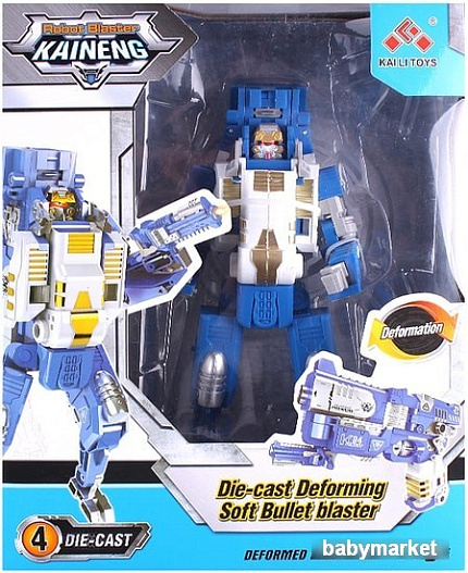 Darvish Робот-бластер с мягкими пулями DV-T-2003 (синий)