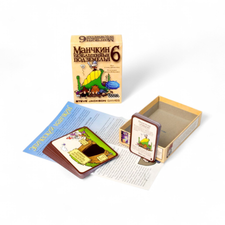 Купить Дополнение к настольной игре Мир Хобби Манчкин 6: Безбашенные подземелья для детей - фото товара